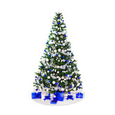 Polycarbonate Circular Christmas Tree Floor Protection Mat 36 Inch Diameter
